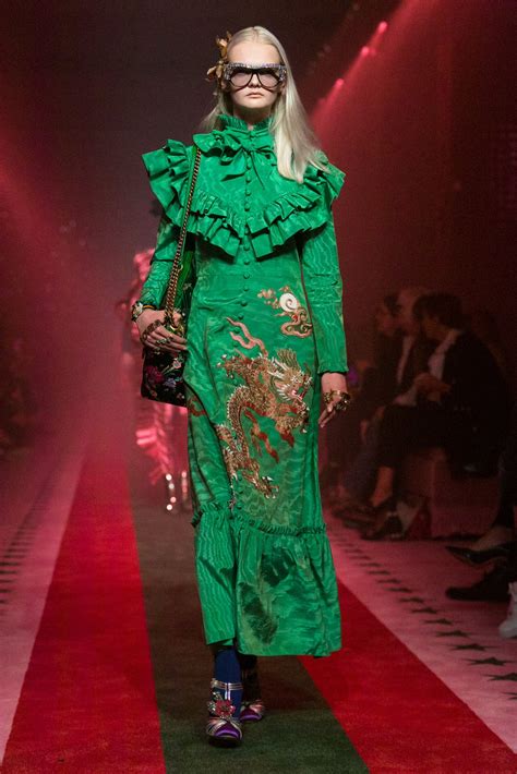 gucci silk dress 2017|gucci spring 2017.